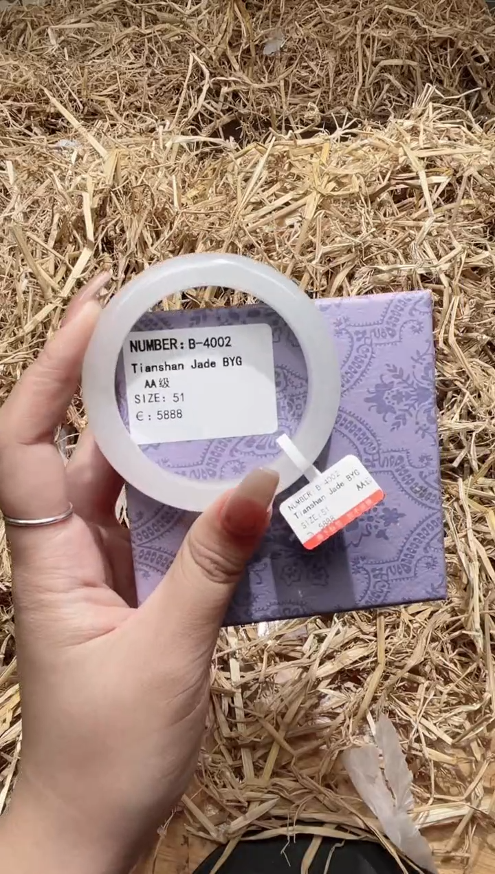 未镶嵌手镯石英质玉B4002Z