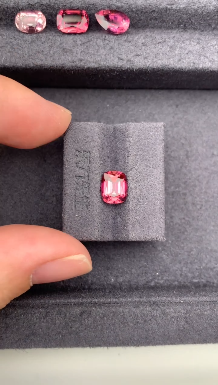 未镶嵌珠宝半成品碧玺1.6ct粉碧玺  定制  GH