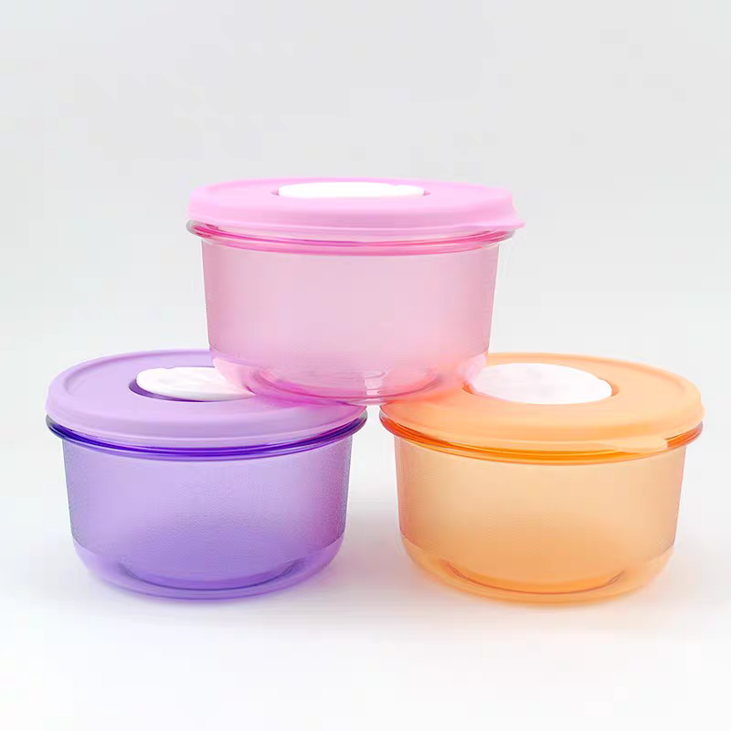 Tupperware/特百惠微波小萌碗粉蓝紫黄橙400ml