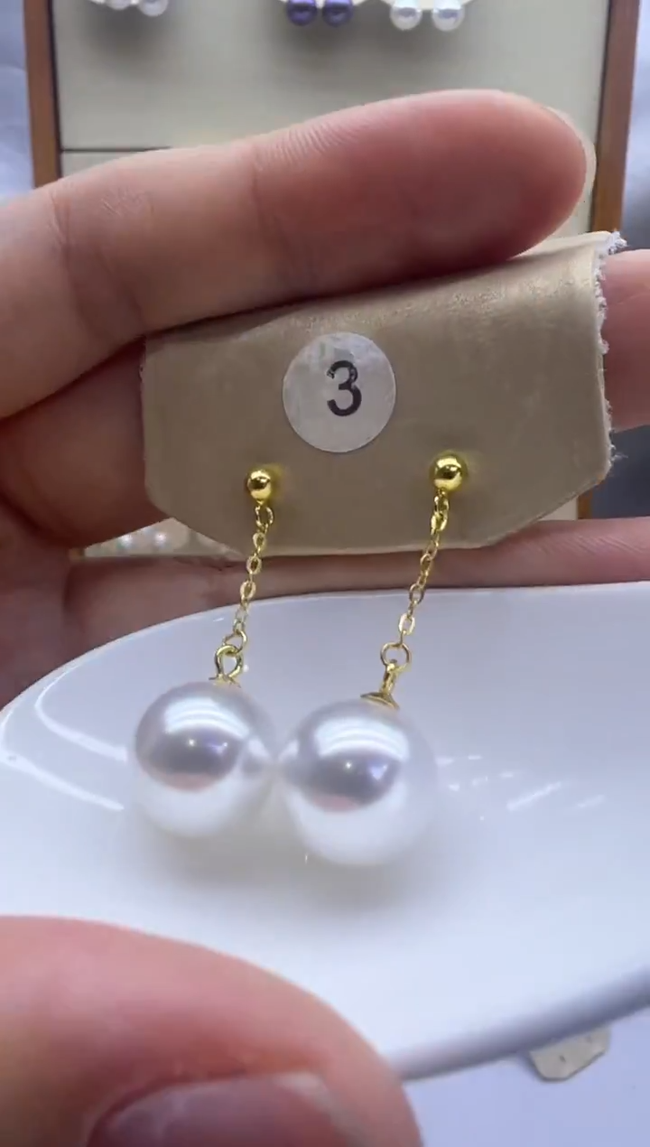 未镶嵌耳饰淡水珍珠3