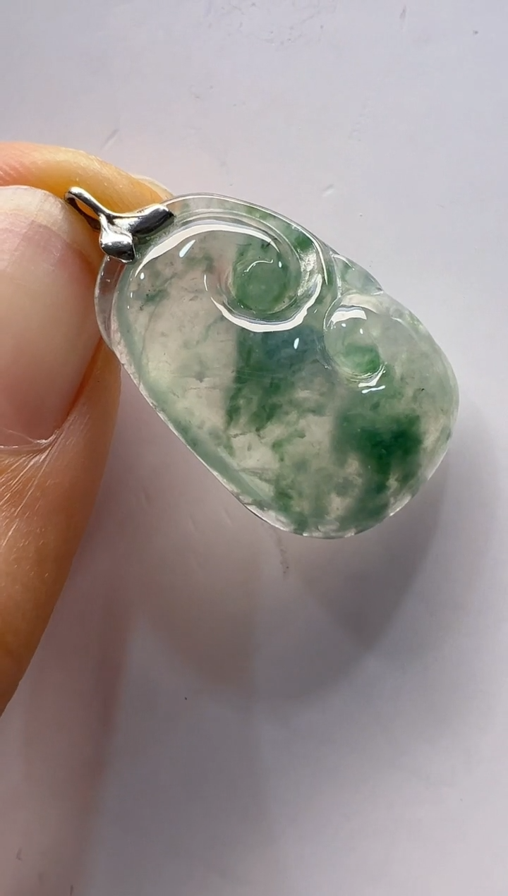 【闪购商品】翡翠吊坠(不含链)18K金镶嵌多样性团购发一件