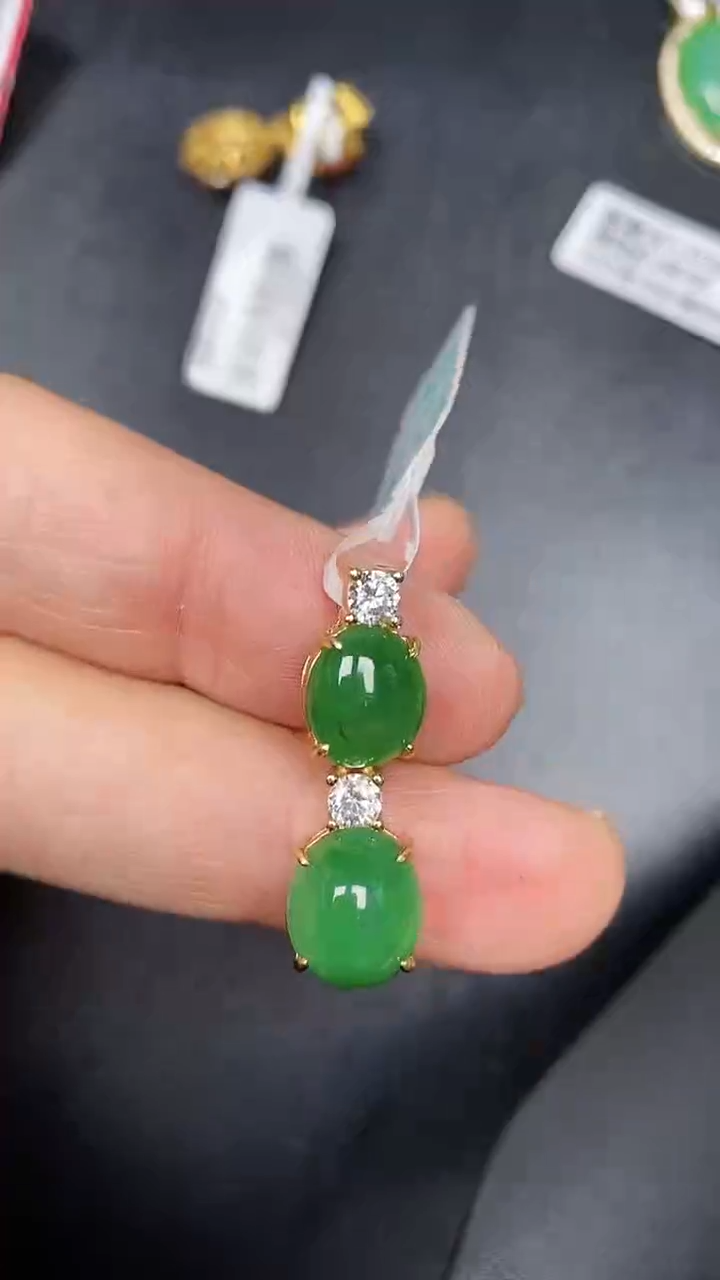 银S925镶嵌戒指翡翠1290