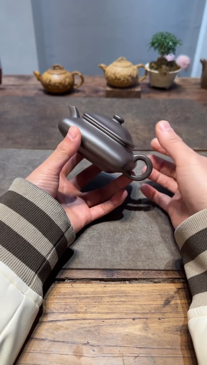 茶壶紫砂大*哥寒灰老人老紫泥170cc