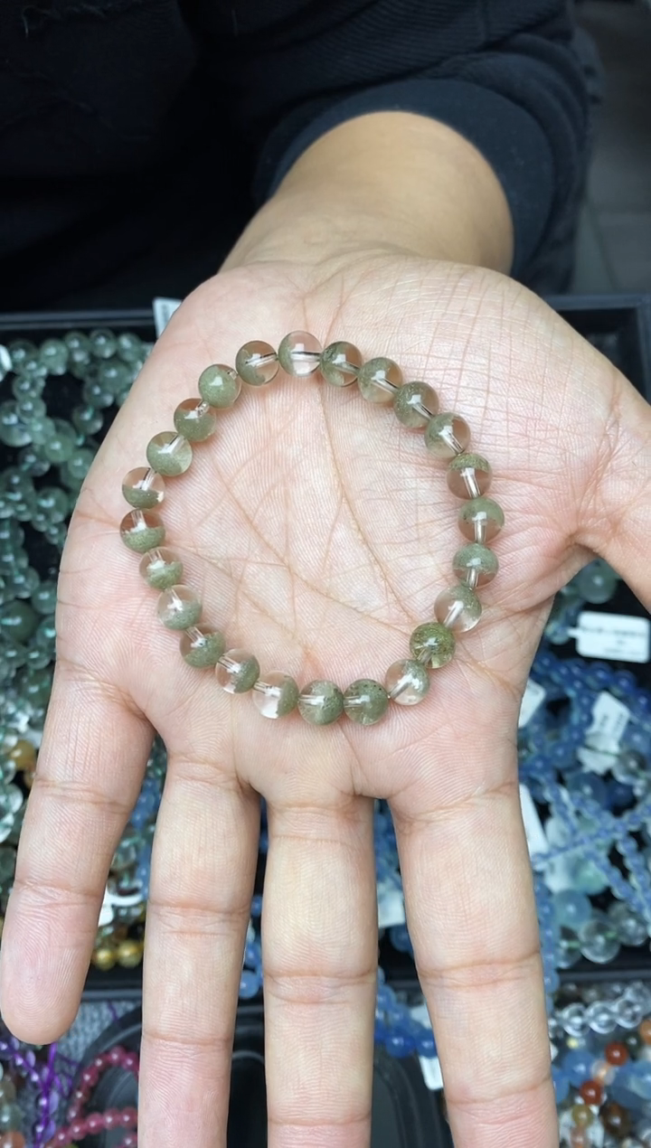 未镶嵌手链水晶L*抹茶幽灵
