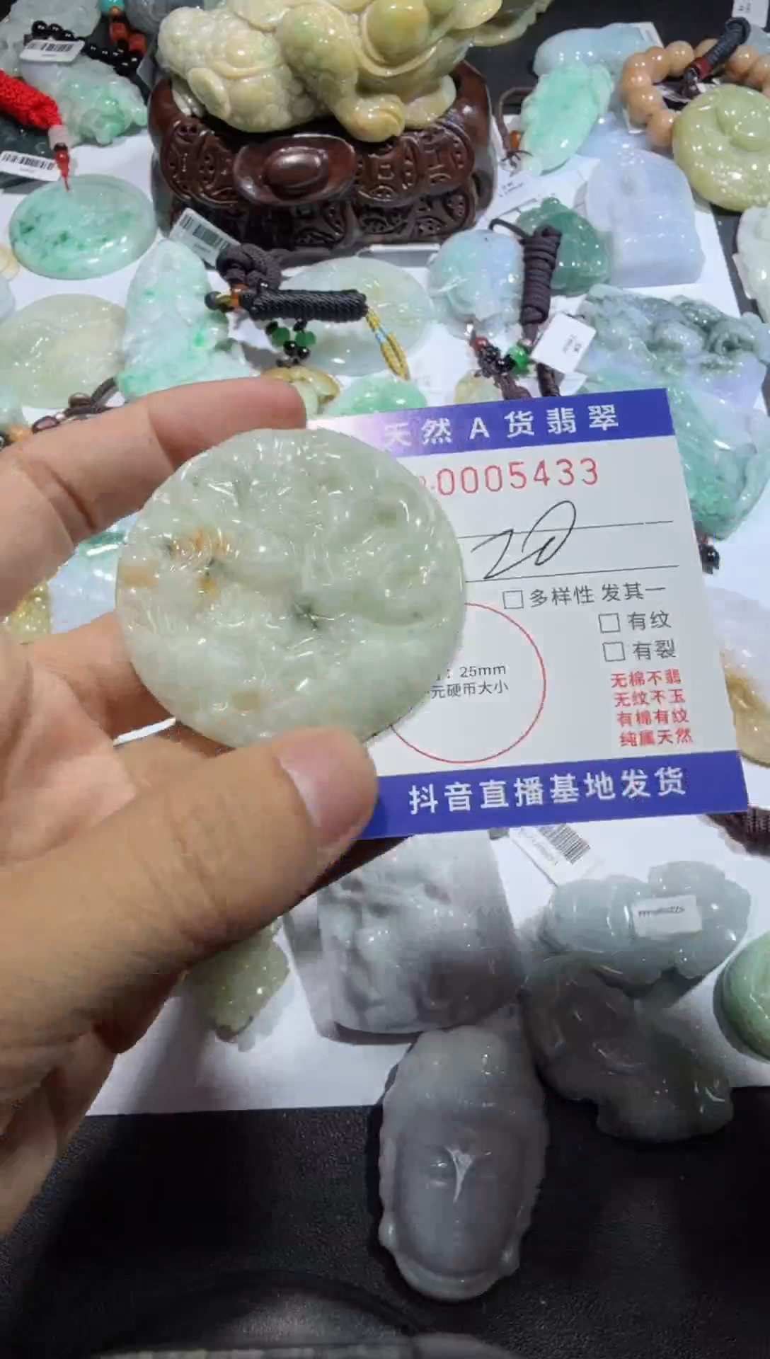 【闪购商品】翡翠颈饰未镶嵌00005433