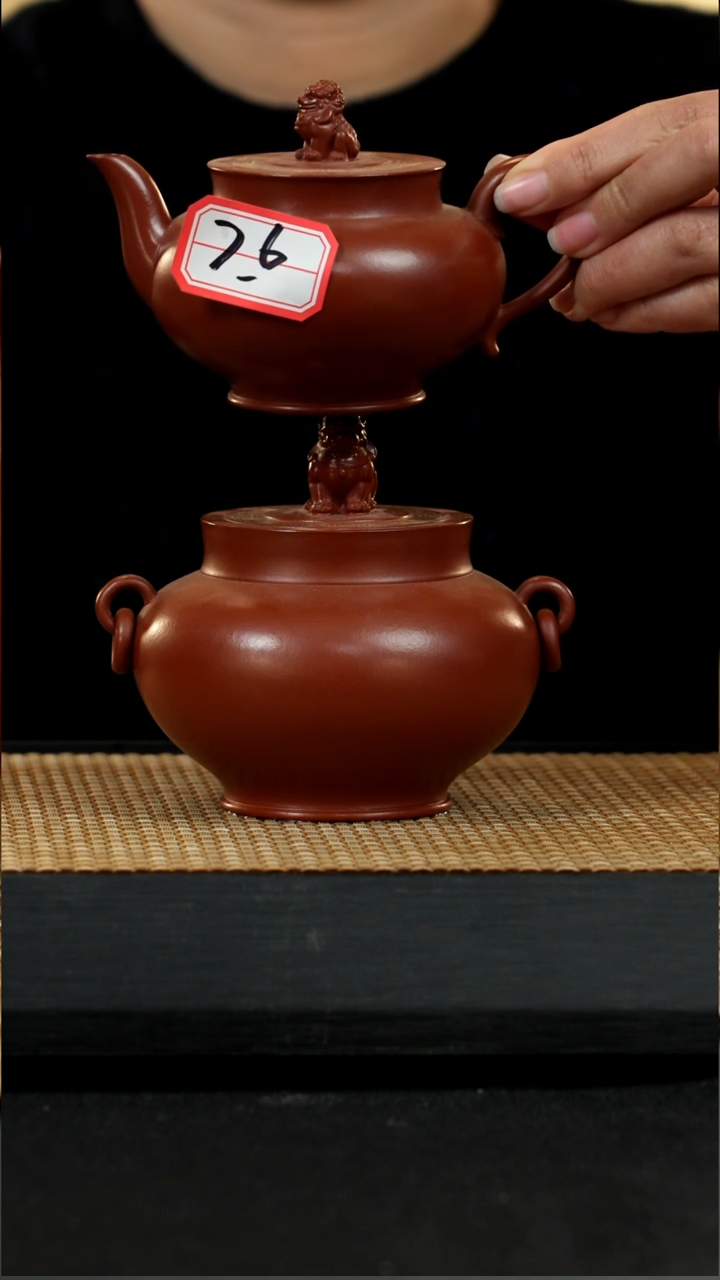 宜兴紫砂壶茶壶76一对