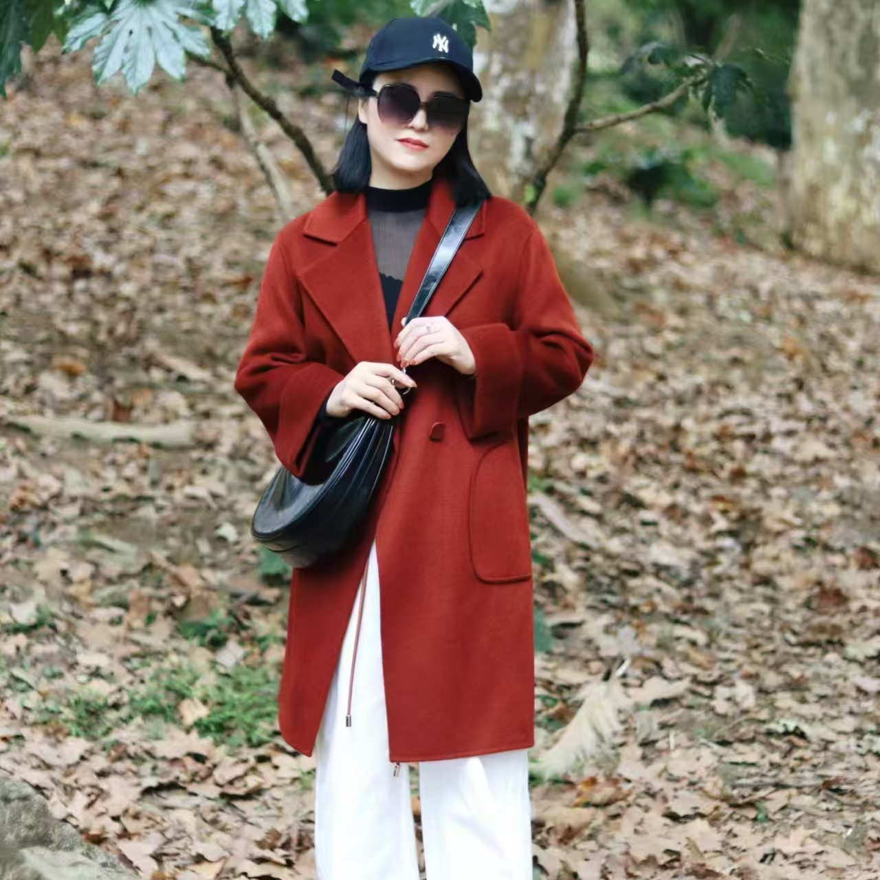 绵羊毛外套 安哥拉红 气质款