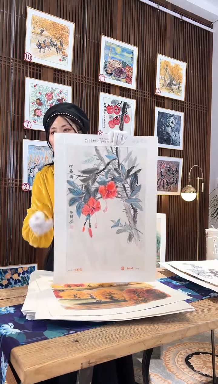 版画耿玉琨名章限量版画S