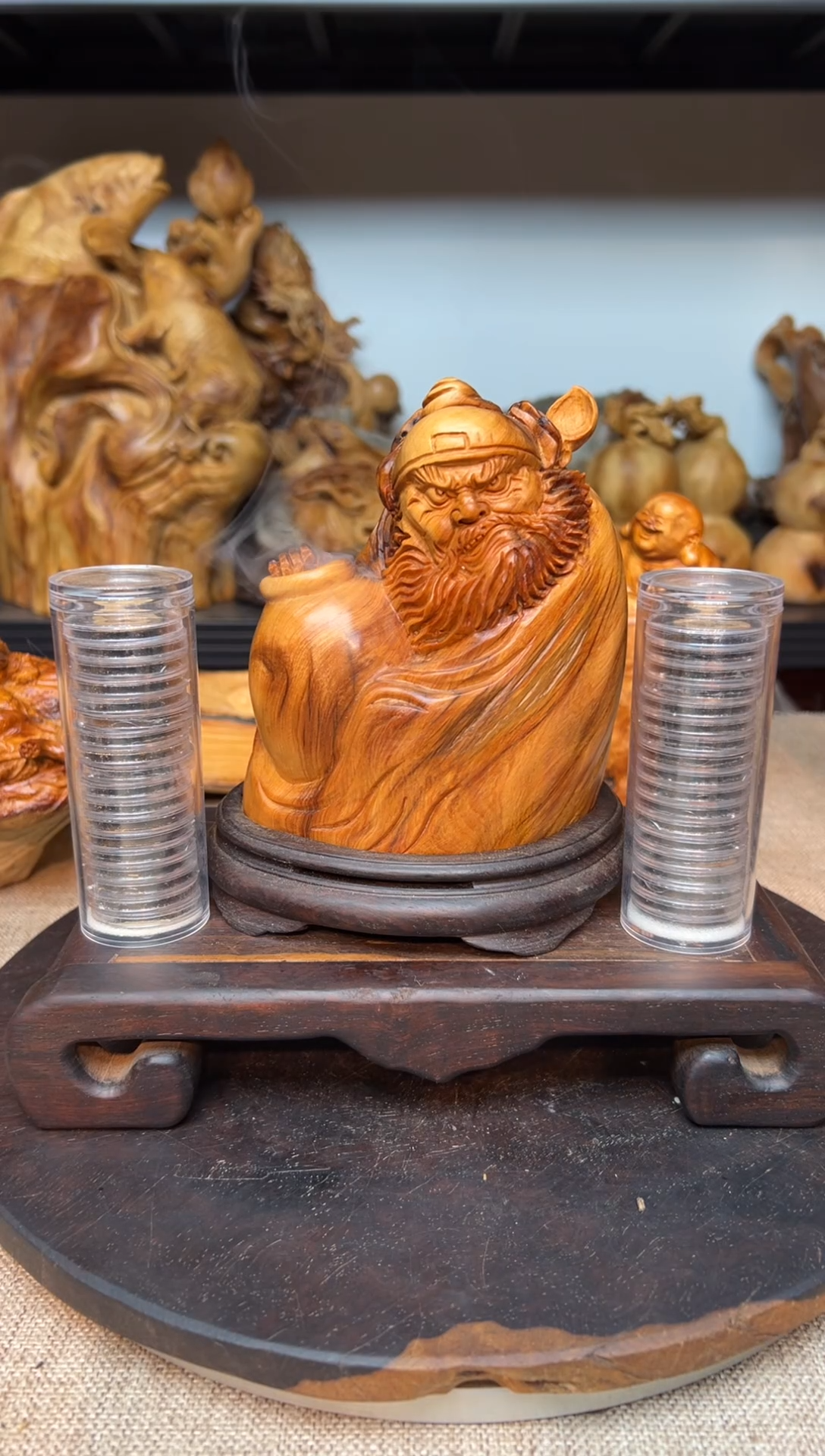 柏木（崖柏）崖柏雕刻件