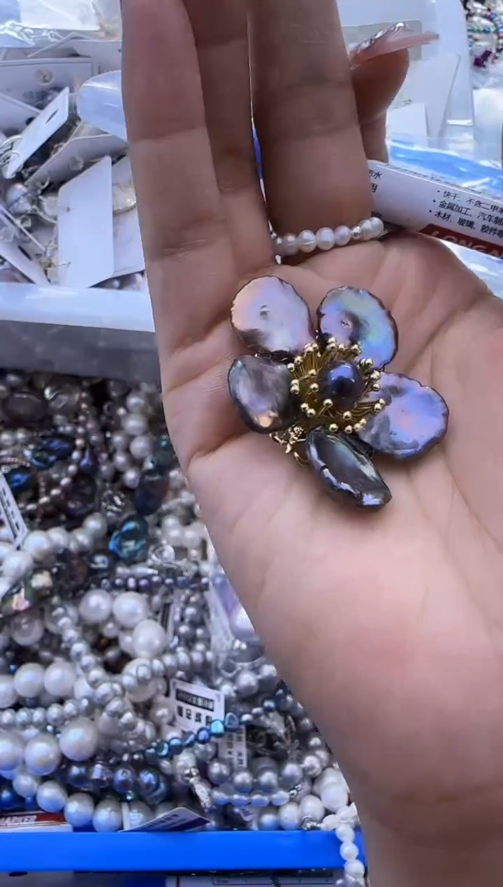 【闪购商品】淡水珍珠胸针未镶嵌385