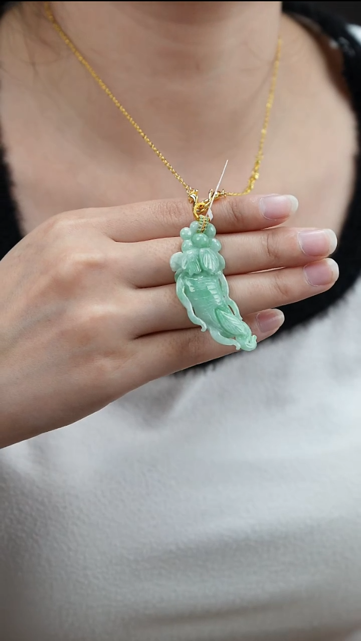 吊坠(赠链)未镶嵌翡翠4