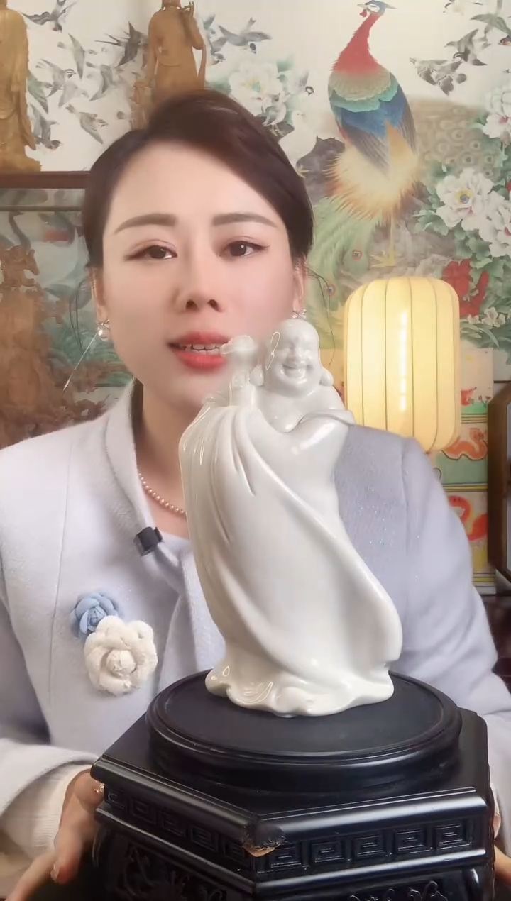 摆件德化白瓷 事事如意