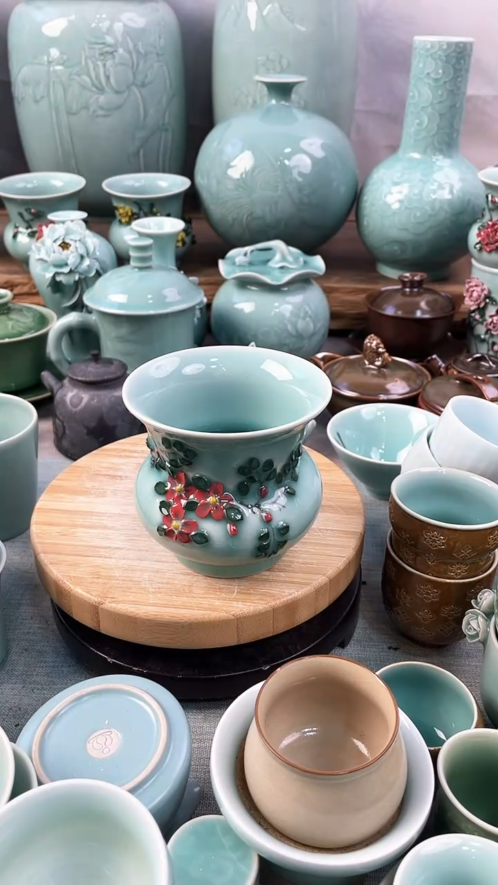 【闪购商品】特价 微瑕 慧仙青瓷