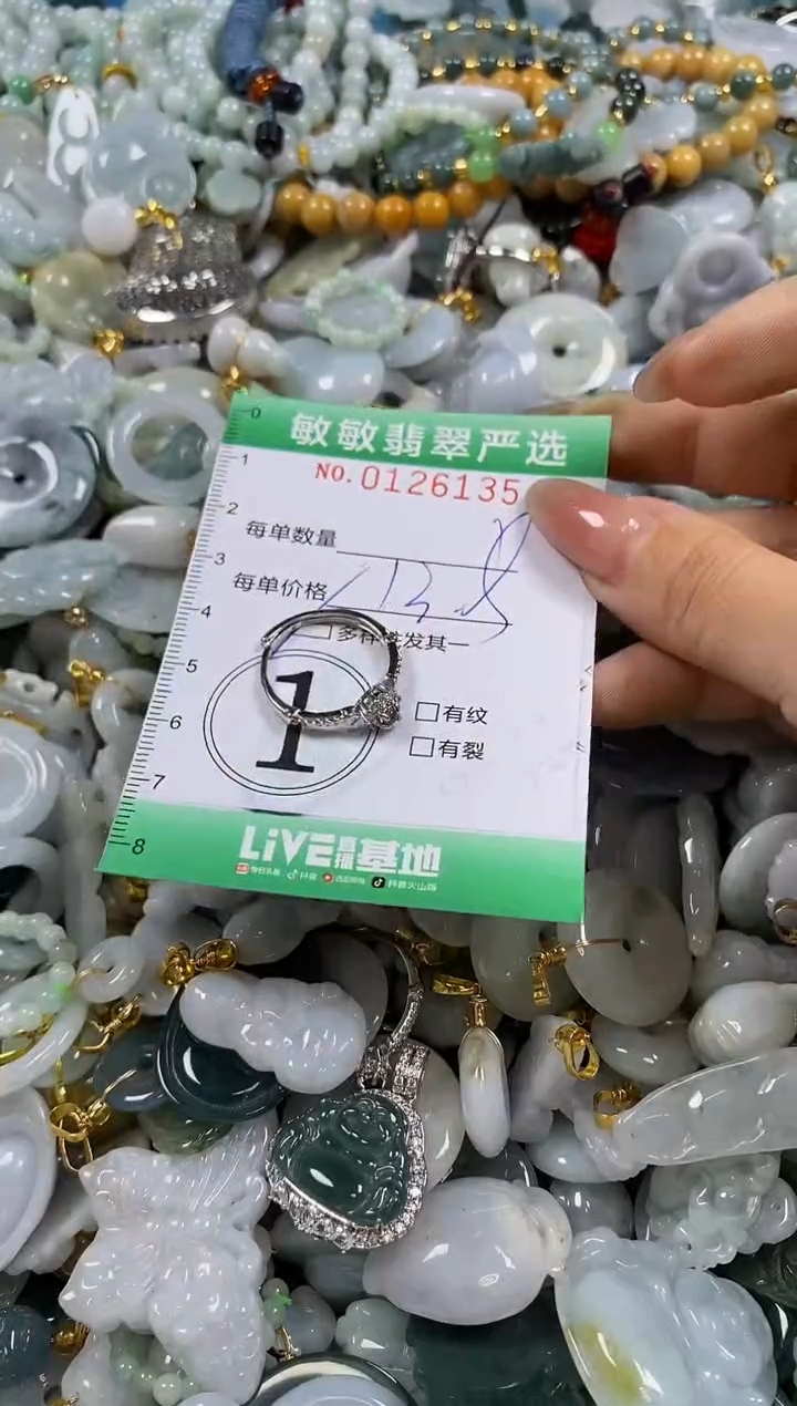 【闪购商品】翡翠颈饰未镶嵌闪购0126135多样性发其一