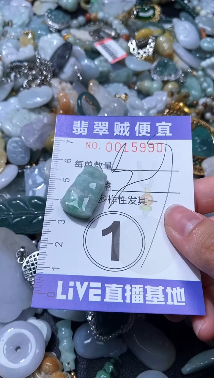 翡翠未镶嵌颈饰闪购0015990