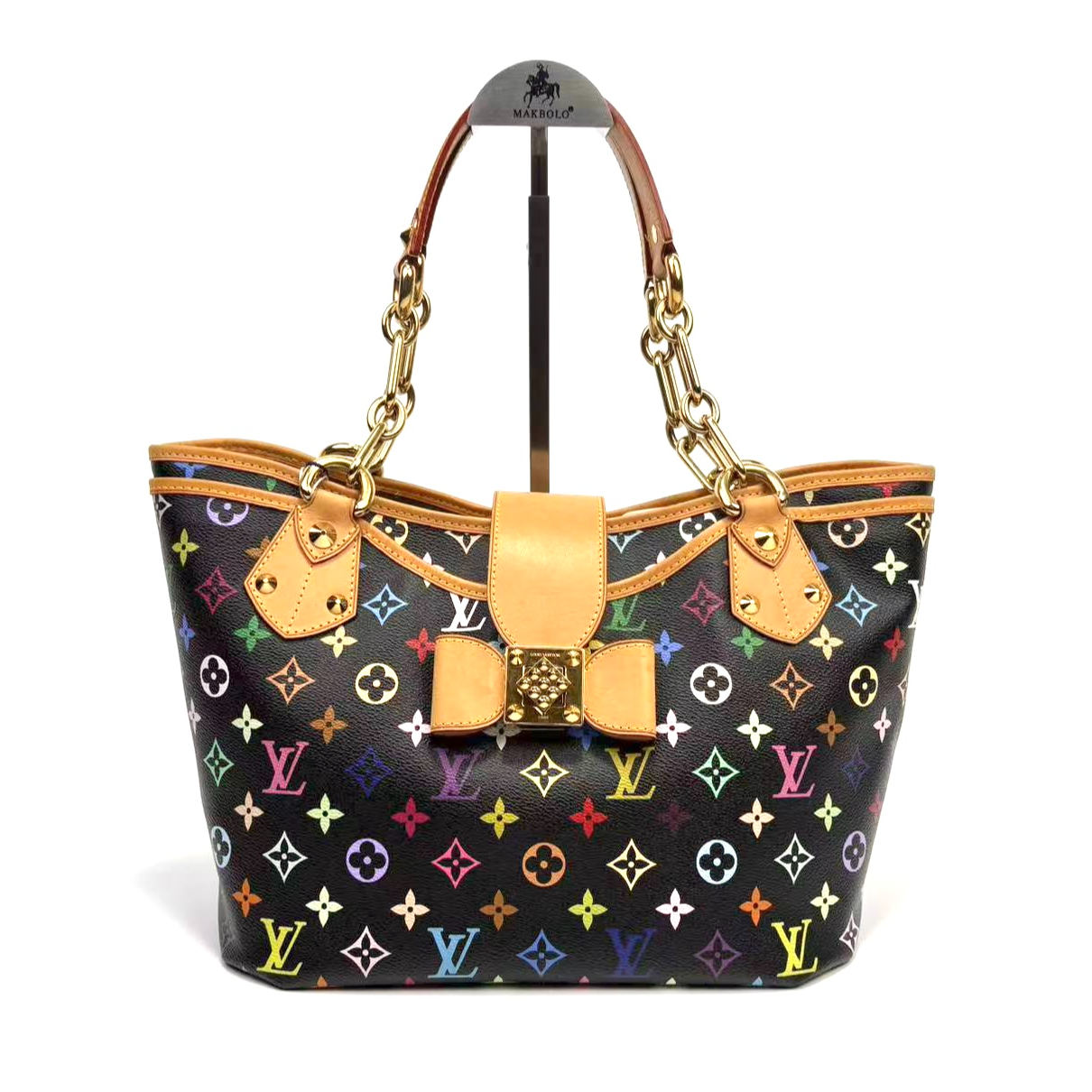 99新 LouisVuitton/路易威登 维舒/LV黑三彩蝴蝶/98新/55270460