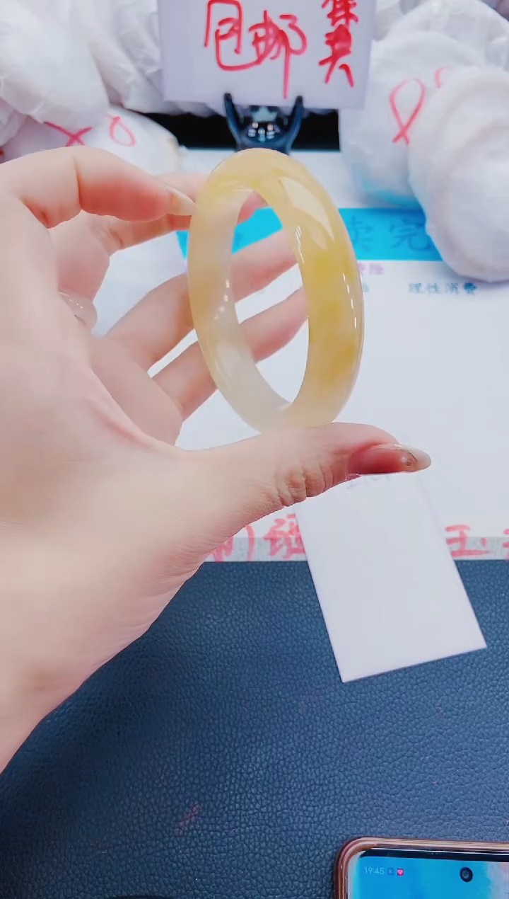 未镶嵌手镯石英质玉L161-58-59