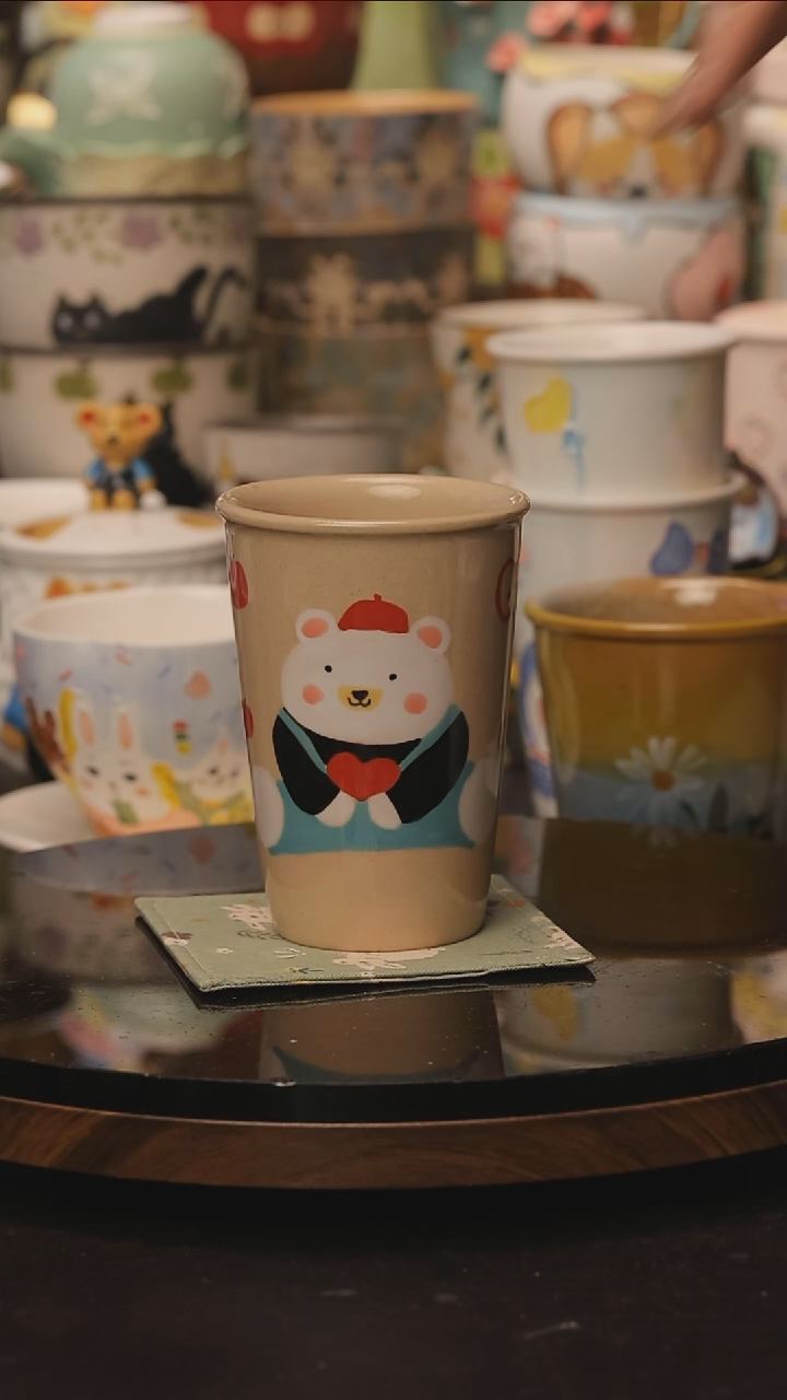 景德镇釉下彩绘设计师款式陶瓷