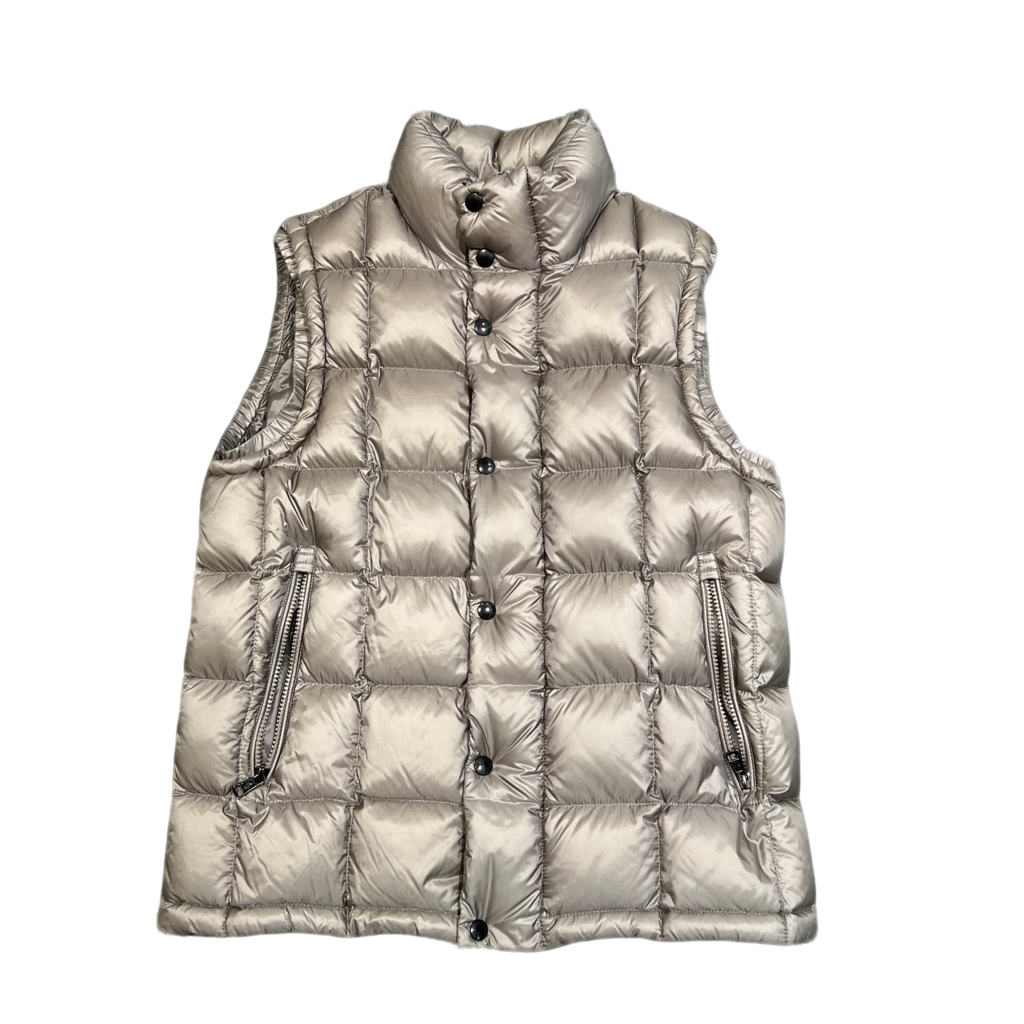 99新 MONCLER 立领拉链/休闲舒适无袖羽绒服/3码
