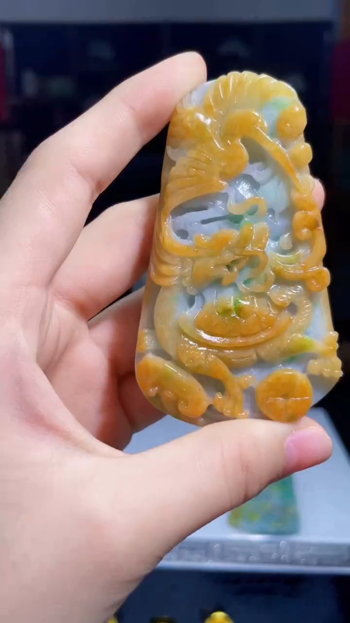 翡翠未镶嵌吊坠(不含链)X89