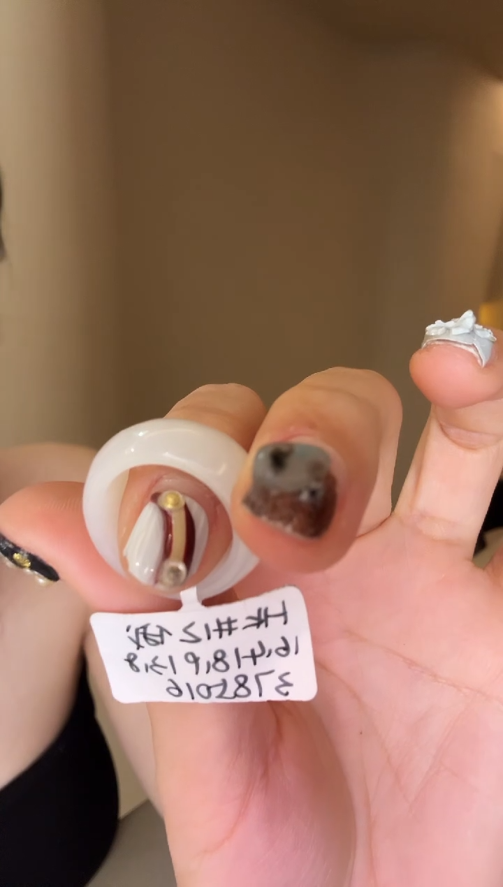 和田玉未镶嵌戒指12码俄白