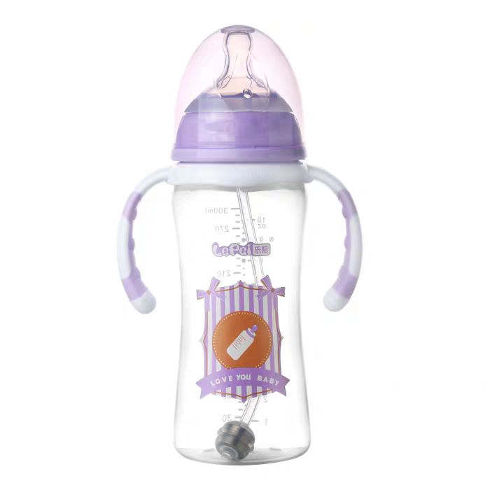 宽口径300mlPP防摔奶瓶
