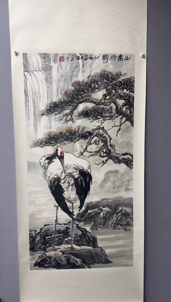 【闪购商品】书法毛老师 八平尺国画作品 立轴
