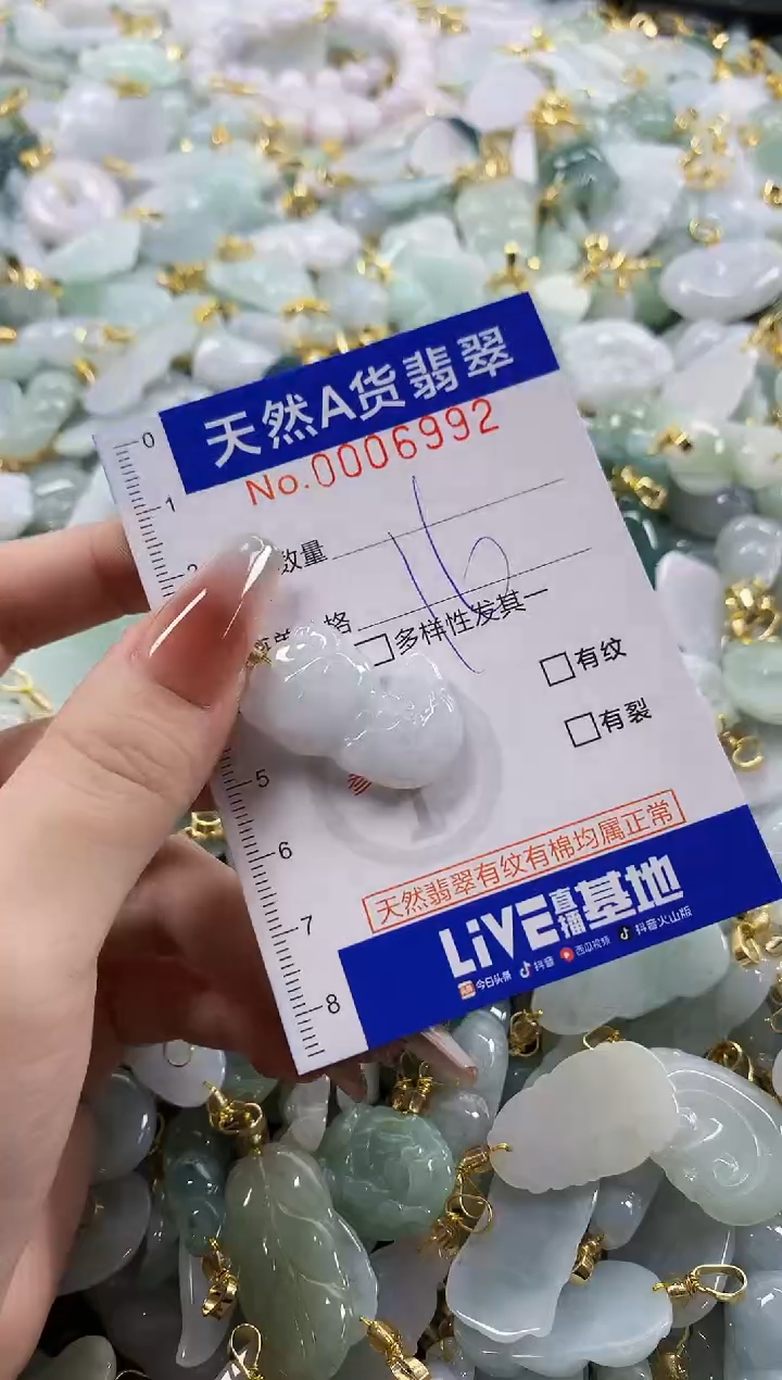 颈饰未镶嵌翡翠天然A货翡翠