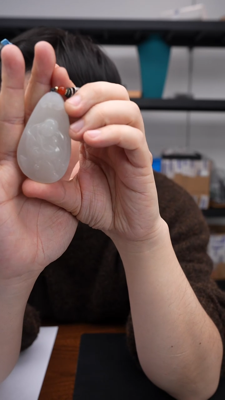 颈饰未镶嵌和田玉1222DL186弥勒