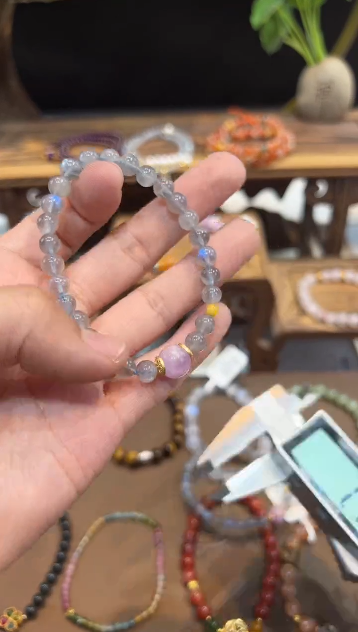 【闪购商品】长石手链未镶嵌@@手饰