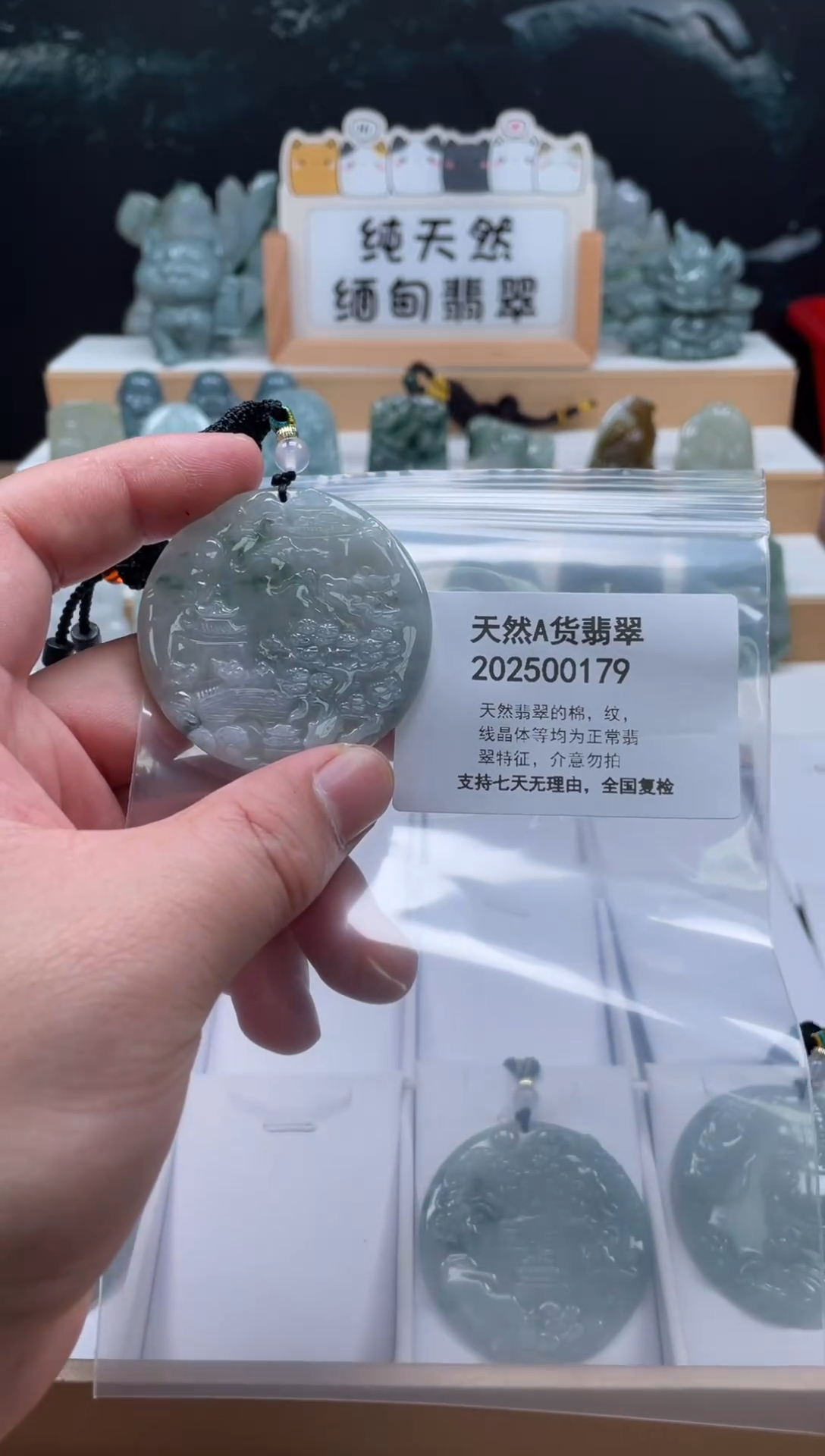 颈饰未镶嵌翡翠翠峰翡翠202512120052