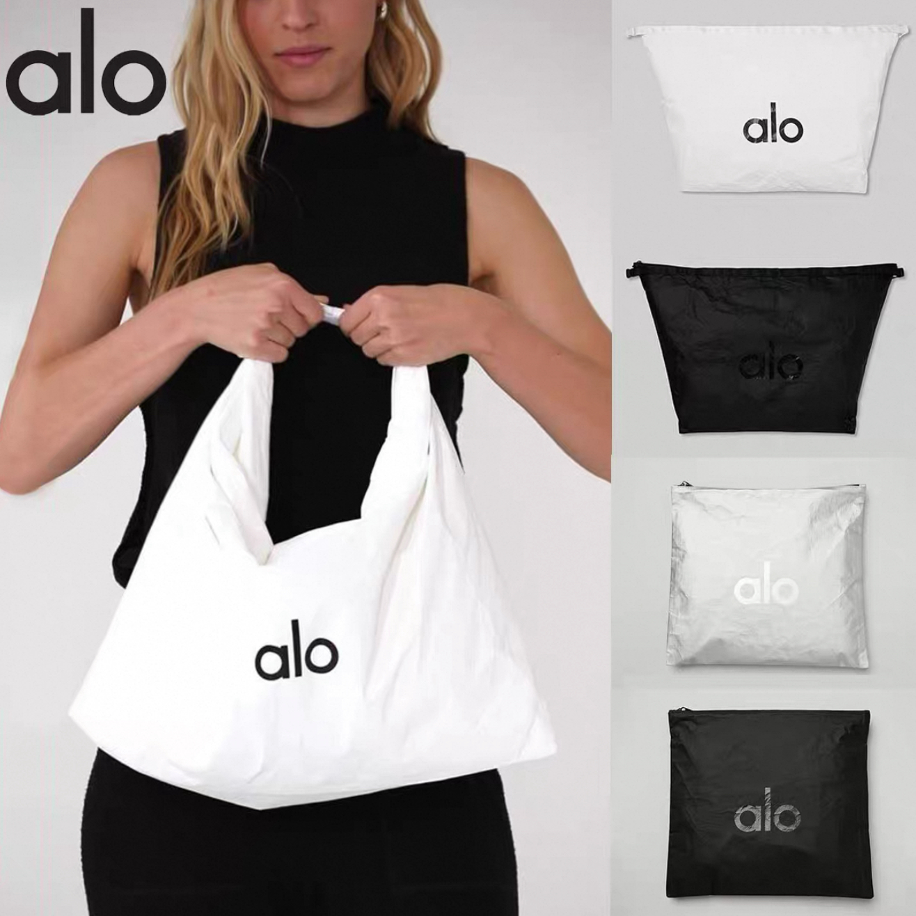 alo yoga包手提收纳袋干湿分离游泳包户外健身休闲出行手机收纳包