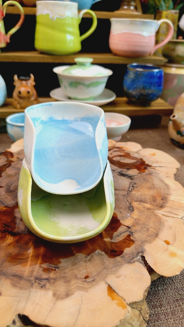 高温颜色釉窑变系列 茶择