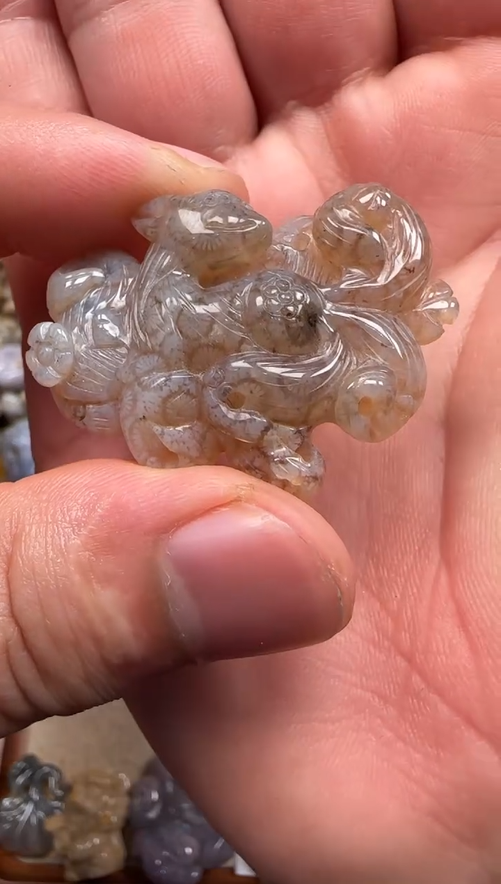 【闪购商品】硅化珊瑚（珊瑚玉）颈饰未镶嵌144