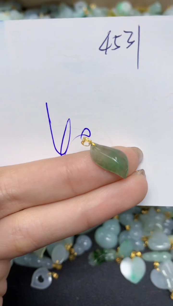 【闪购商品】翡翠颈饰18K金镶嵌 天然翡翠A货