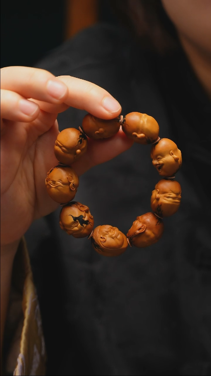 【闪购商品】橄榄核手串/手链纹身恶僧