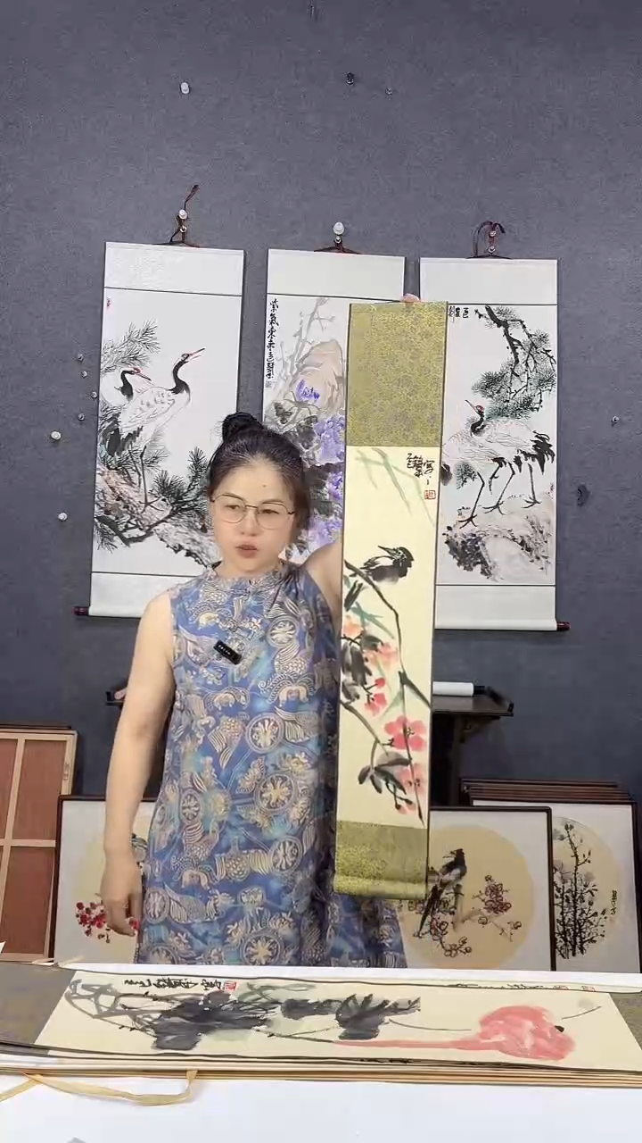 国画90*15吴铁成作品