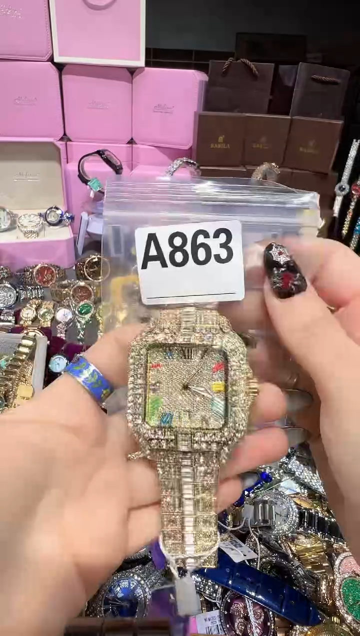 石英机芯不锈钢不锈钢直播定闪专用