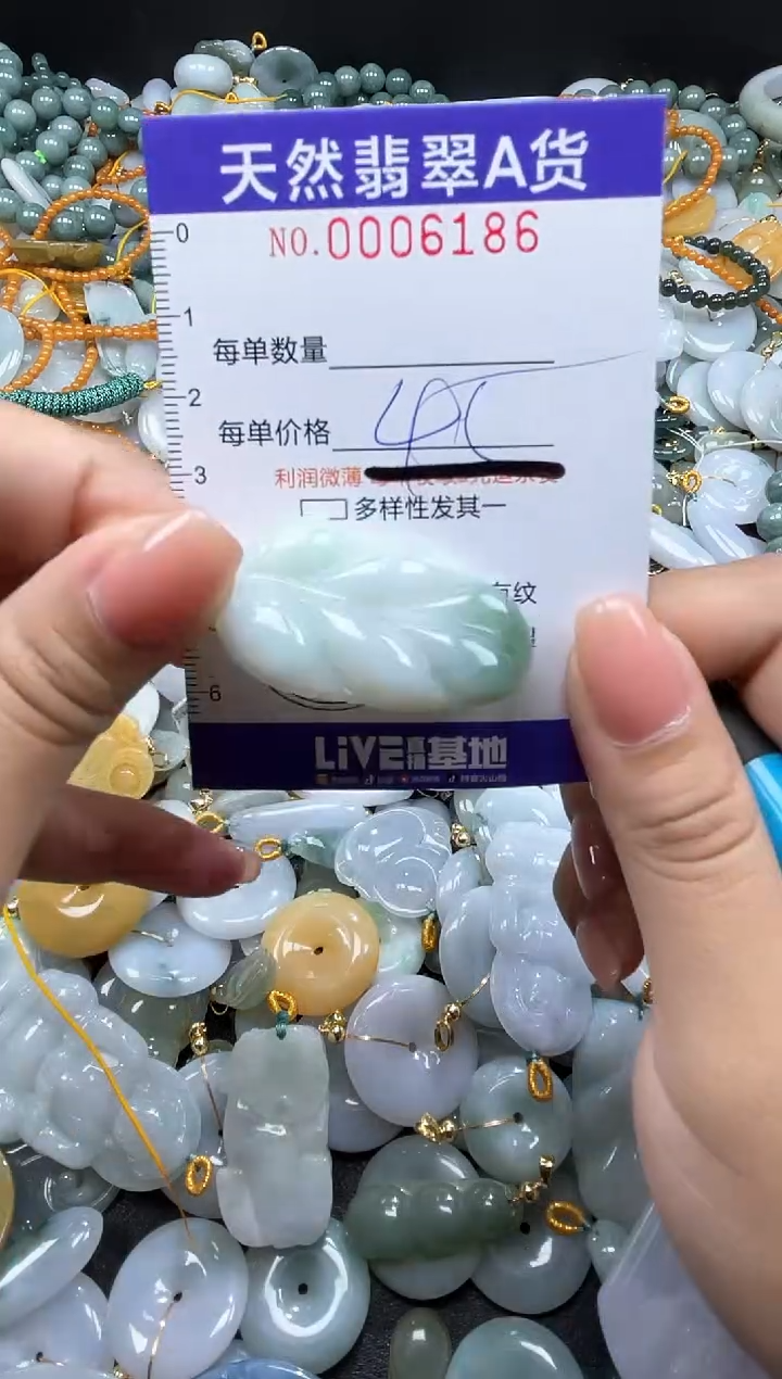 翡翠未镶嵌颈饰06186