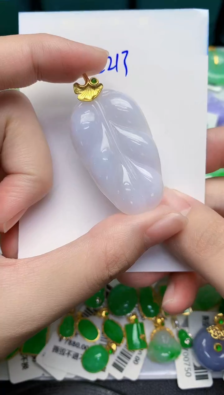 翡翠未镶嵌颈饰00000000001
