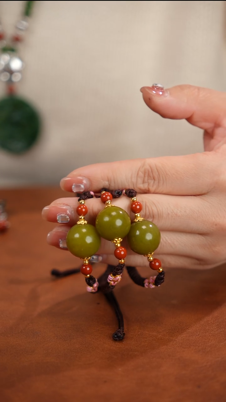 合金岫玉手链1144