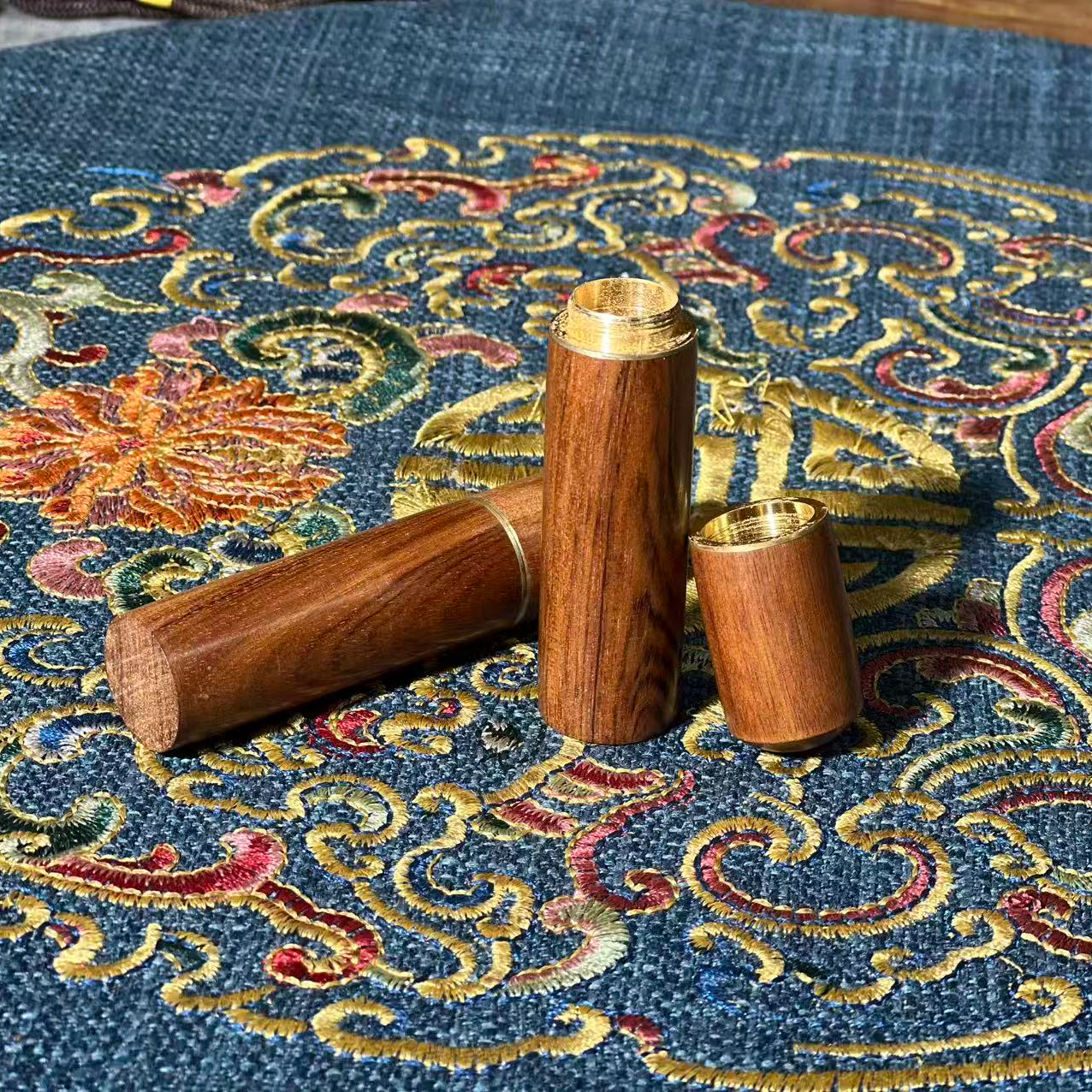 缅甸花梨牙签罐/单个 