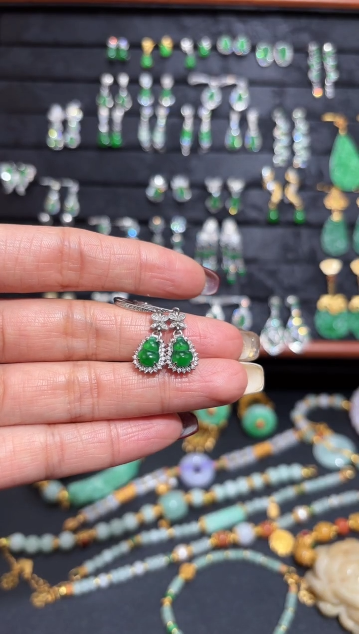 【闪购商品】翡翠颈饰银S925镶嵌蛋面/支持复检/一件