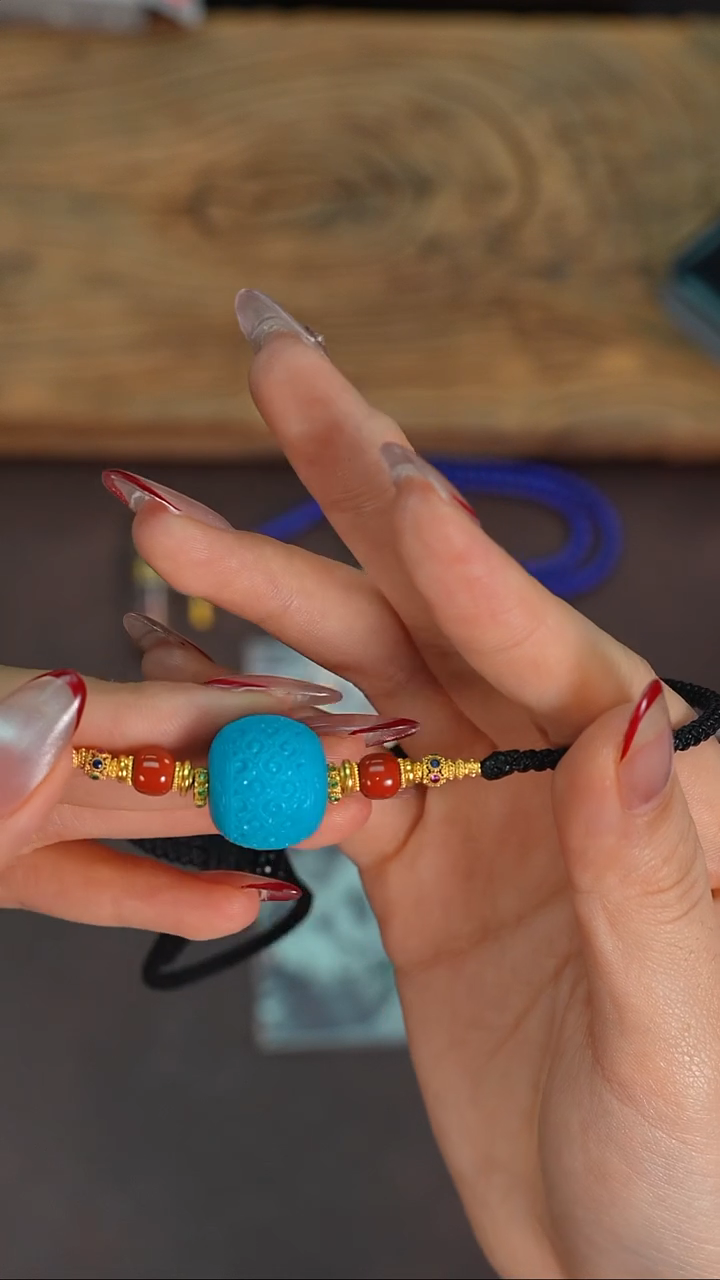 未镶嵌绿松石颈饰三*若雨臣品质回血