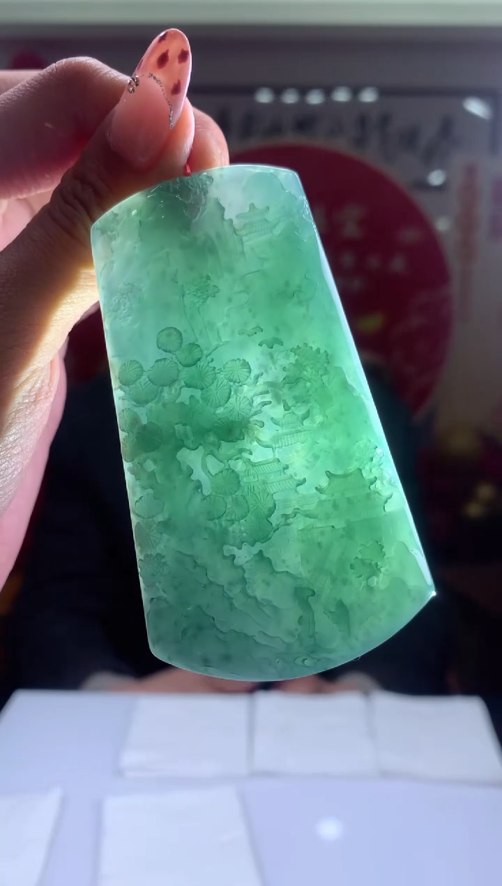 【闪购商品】定制翡翠未镶嵌挂件发货（拍一发一）