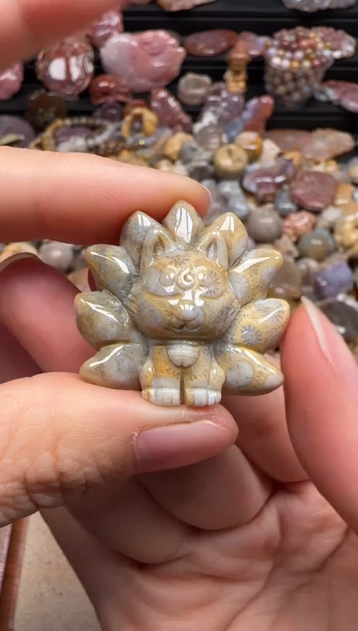 【闪购商品】硅化珊瑚（珊瑚玉）颈饰未镶嵌714