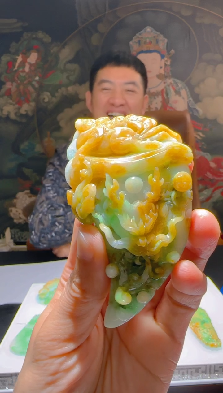 【闪购商品】定制翡翠未镶嵌L-@@QJSX309048