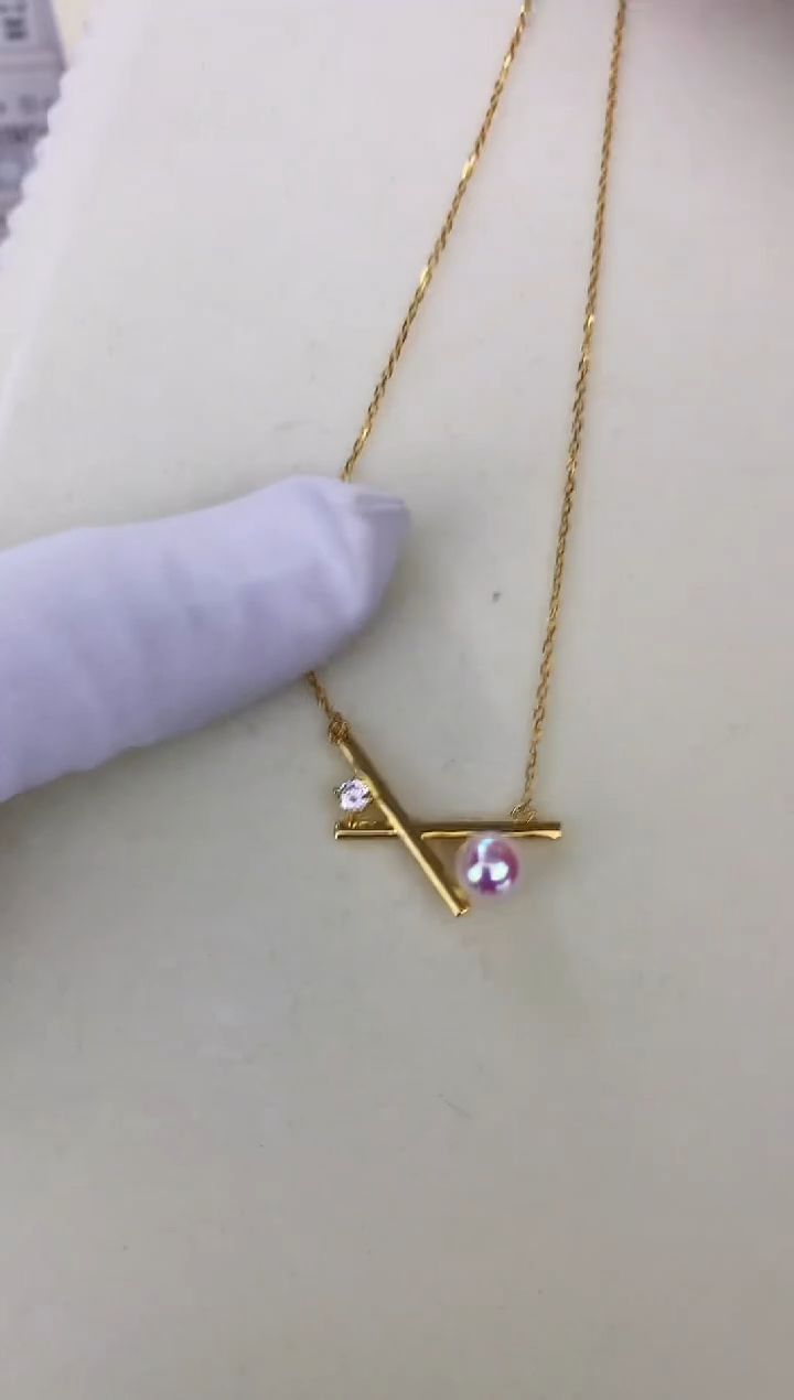 银S925镶嵌海水珍珠DA 吊坠 GD053