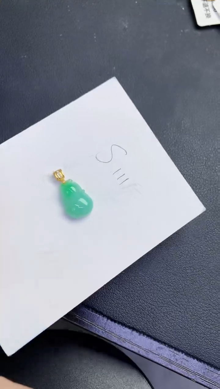 颈饰未镶嵌翡翠缅甸天然翡翠A货