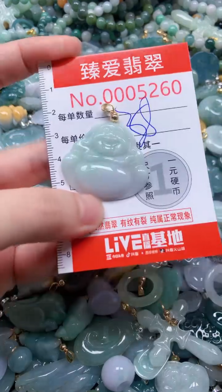 翡翠未镶嵌吊坠(不含链)5260